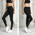 Wholesale Athletic Breathable Laser Cut Yoga Fitness Leggings Pants With Pocket Sport Tights